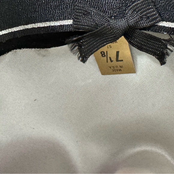 Openroad Cattleman Lancaster Collection black wool cowboy hat with snake band. - Picture 9 of 9